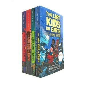 The Last Kids on Earth 1-4 Book Bundle set Series -- Netflix Original Series